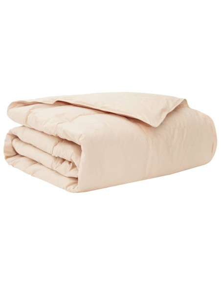 Piumino Letto Estivo Beige 200 x 240 cm 100% Kapok Naturale