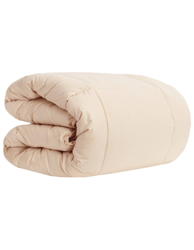 Piumino Letto Estivo Beige 220 x 240 cm 100% Kapok Naturale