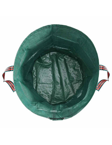 Sacchi per Rifiuti da Giardino 12 pcs Verde 66 x 66 x 83,5 cm