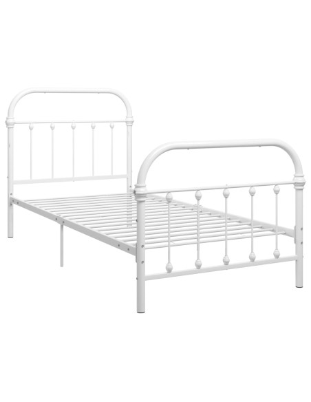 Giroletto Bianco in Metallo 90x200 cm