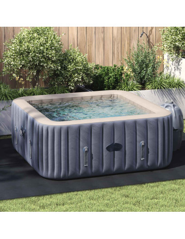 Telo per Fondo Piscina Regolabile Nero 300 x 220 x 0,1 cm