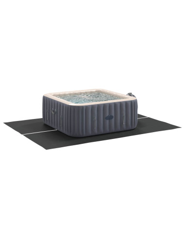 Telo per Fondo Piscina Regolabile Nero 300 x 220 x 0,1 cm