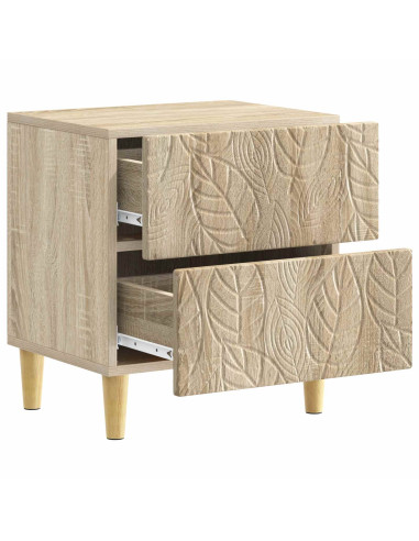 Comodino 2 pcs Rovere Sonoma 43 x 34,5 x 48 cm