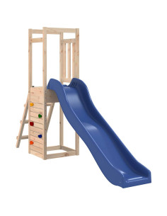 Set da Gioco da Esterno in Legno Massello di Pino 2