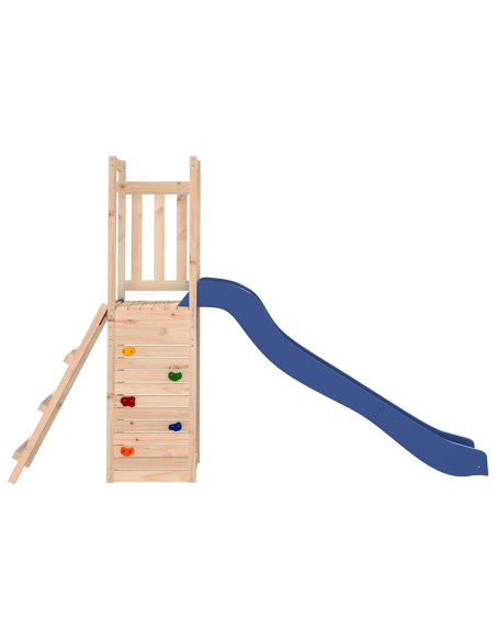 Set da Gioco da Esterno in Legno Massello di Pino