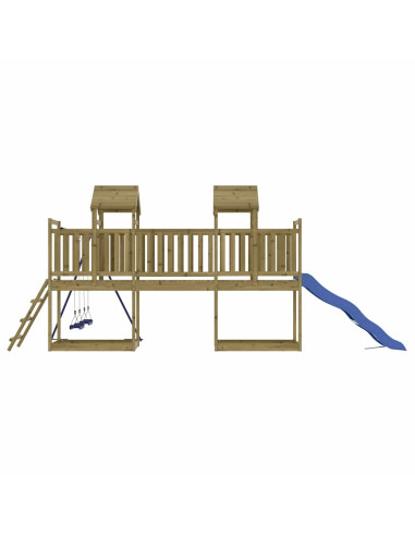 Set da Gioco da Esterno in Legno di Pino Impregnato