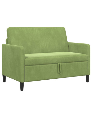 Divano con Storage Verde chiaro 122 x 78 x 87 cm Poliestere