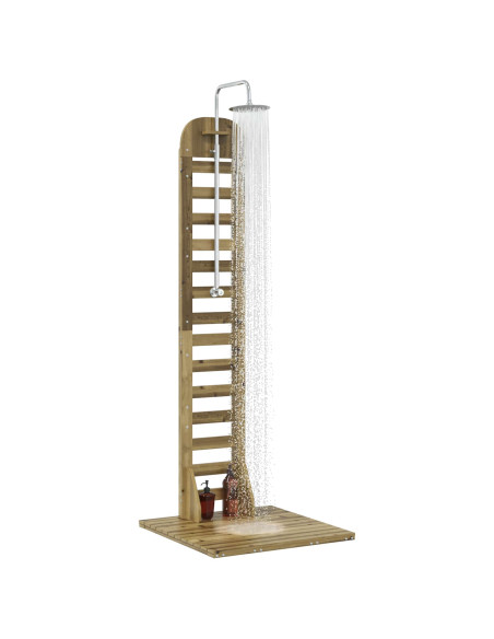 Doccia da esterno 223 cm Naturale