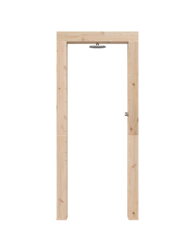 Doccia da esterno 226 cm Legno massello di pino e acciaio inox