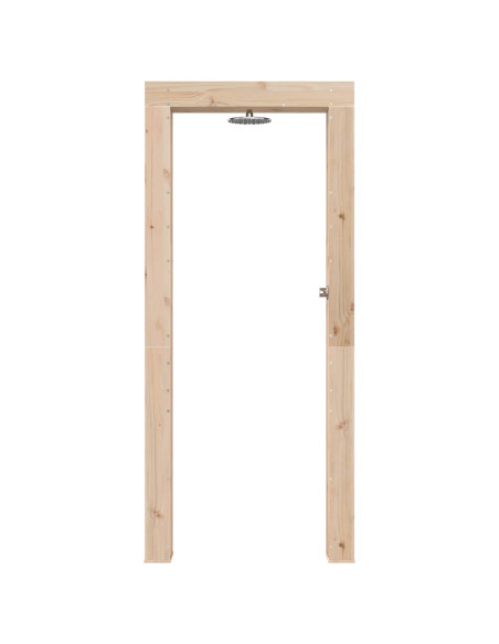 Doccia da esterno 226 cm Legno massello di pino e acciaio inox