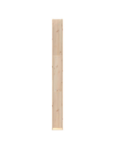 Doccia da esterno 226 cm Legno massello di pino e acciaio inox