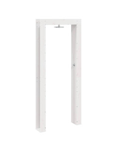 Doccia da esterno 226 cm Legno massello di pino e acciaio inox 2