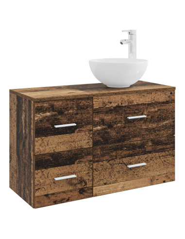 Set di mobili per il bagno 2 pcs Legno antico