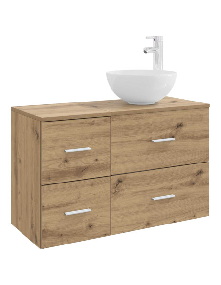 Set di mobili per il bagno 2 pcs Rovere Artigianale