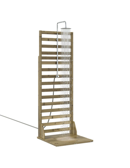 Doccia da esterno 225 cm Naturale
