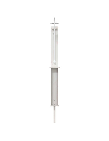 Doccia da esterno 246 cm Legno massello di pino e acciaio inox