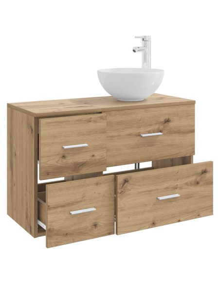 Set di mobili per il bagno 2 pcs Rovere Artigianale