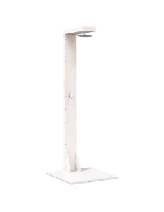 Doccia da esterno 210 cm Legno massello di pino e acciaio inox 2