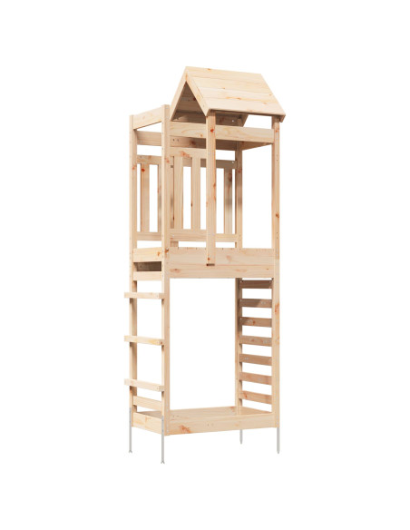 Torre da Gioco Marrone 52,5 x 85 x 238 cm Pino massello