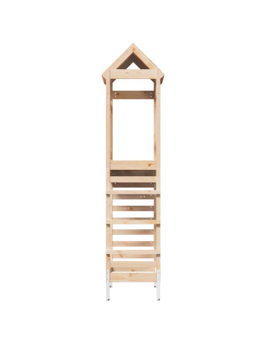 Torre da Gioco Marrone 52,5 x 85 x 238 cm Pino massello