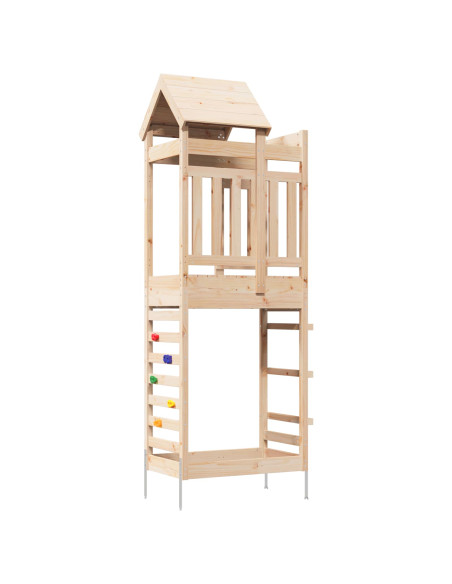 Torre da Gioco Marrone 52,5 x 85 x 238 cm Pino massello