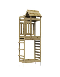 Torre da Gioco Marrone Legno Impregnato Solido 2