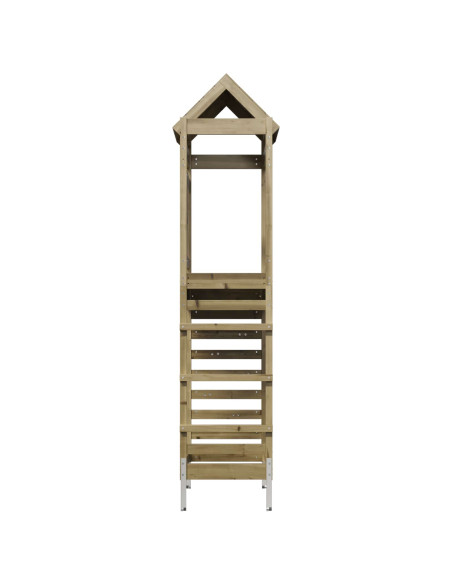 Torre da Gioco Marrone Legno Impregnato Solido