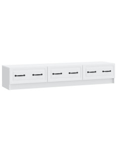 Mobile TV Bianco 147 x 34,5 x 27 cm Legno ingegnerizzato