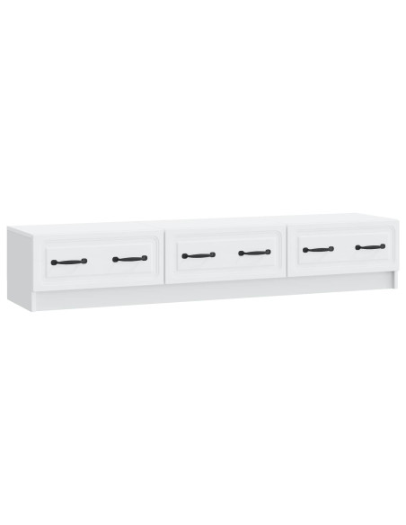 Mobile TV Bianco 147 x 34,5 x 27 cm Legno ingegnerizzato
