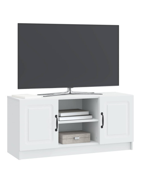 Mobile TV Bianco 102 x 34,5 x 47 cm Legno ingegnerizzato