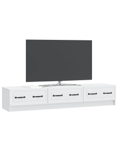 Mobile TV Bianco 147 x 34,5 x 27 cm Legno ingegnerizzato 2