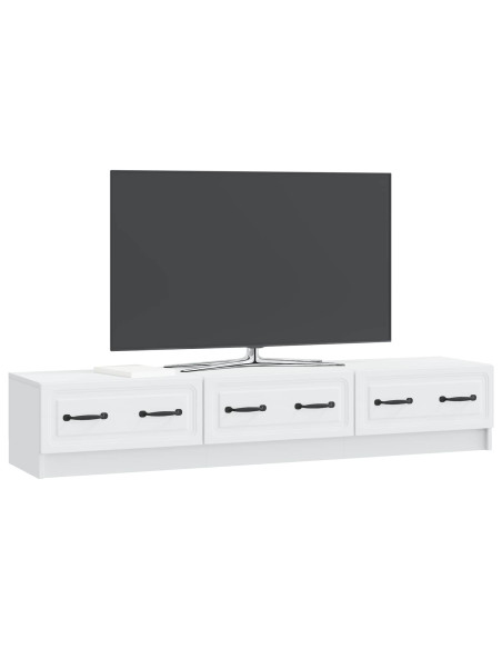 Mobile TV Bianco 147 x 34,5 x 27 cm Legno ingegnerizzato