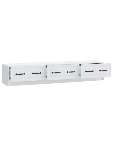 Mobile TV Bianco 147 x 34,5 x 27 cm Legno ingegnerizzato