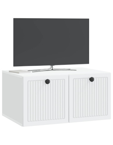 Mobile Porta TV da Muro Bianco 59,5 x 41 x 30 cm