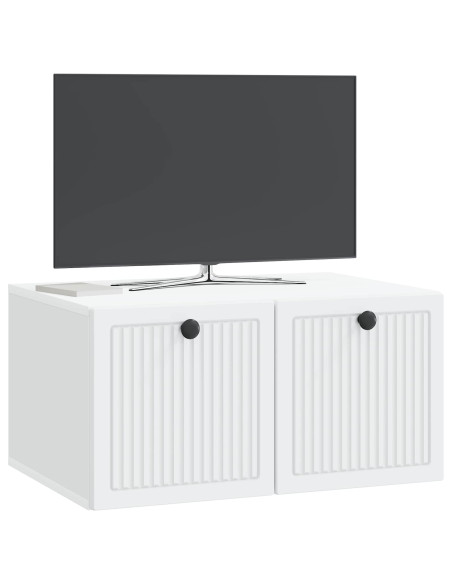 Mobile Porta TV da Muro Bianco 59,5 x 41 x 30 cm