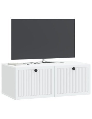 Mobile Porta TV da Muro Bianco 78,5 x 41 x 30 cm