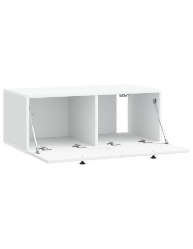 Mobile Porta TV da Muro Bianco 78,5 x 41 x 30 cm