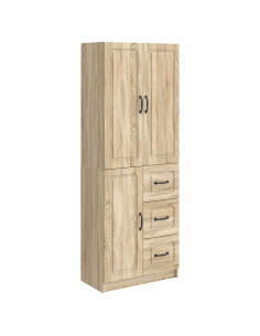 Set di armadi 2 pcs Rovere Sonoma Legno ingegnerizzato