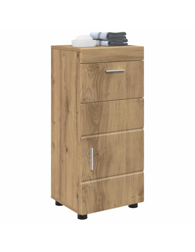 Set di Armadi da Bagno con cassetto TULUM Rovere artigianale