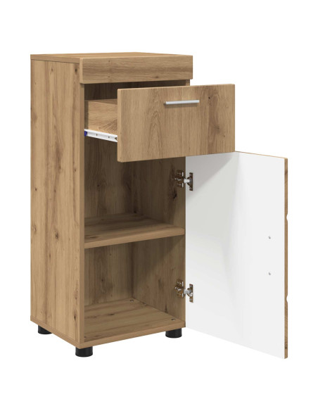 Set di Armadi da Bagno con cassetto TULUM Rovere artigianale