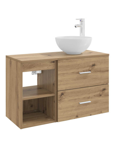 Set di mobili per il bagno 2 pcs Rovere Artigianale