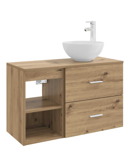 Set di mobili per il bagno 2 pcs Rovere Artigianale