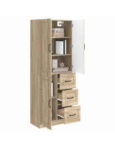 Set di armadi 2 pcs Rovere Sonoma Legno ingegnerizzato 2