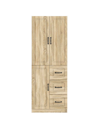 Set di armadi 2 pcs Rovere Sonoma Legno ingegnerizzato