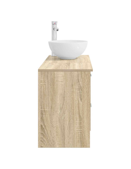 Set di mobili per il bagno 2 pcs Rovere Sonoma