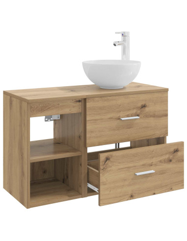 Set di mobili per il bagno 2 pcs Rovere Artigianale
