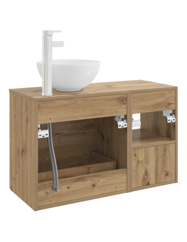 Set di mobili per il bagno 2 pcs Rovere Artigianale