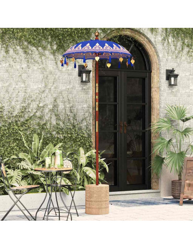 Parasol Balinese Blu 125 x 125 x 260 cm