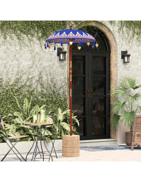 Parasol Balinese Blu 125 x 125 x 260 cm