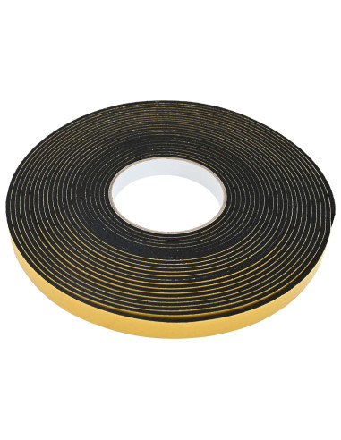Nastro adesivo in schiuma 10 pcs Nero 10mm x 10m Schiuma CR